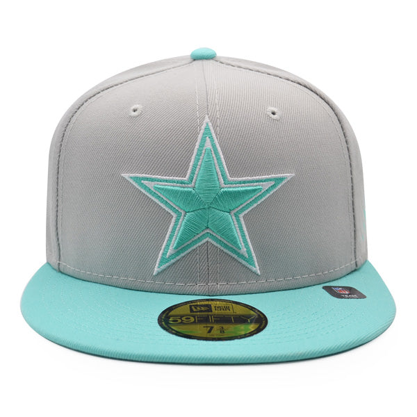 Dallas Cowboys TOP 2TONE Exclusive New Era 59Fifty Fitted Hat - Gray/Turquoise