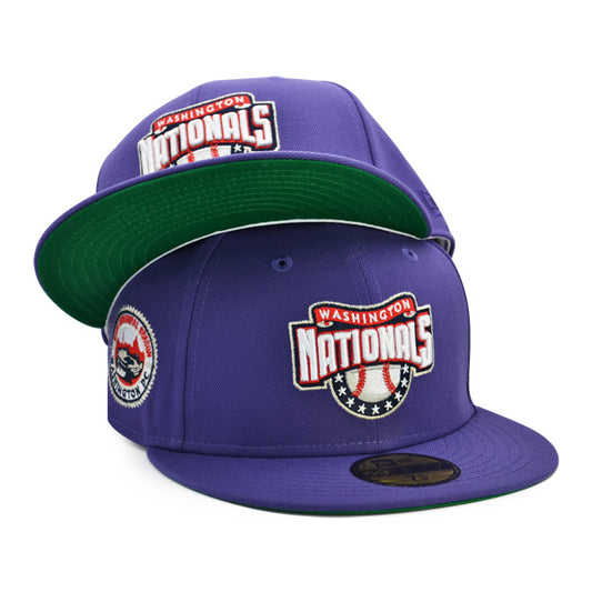 Washington Nationals 2008 INAUGURATION Exclusive New Era 59Fifty Fitted Hat - Purple