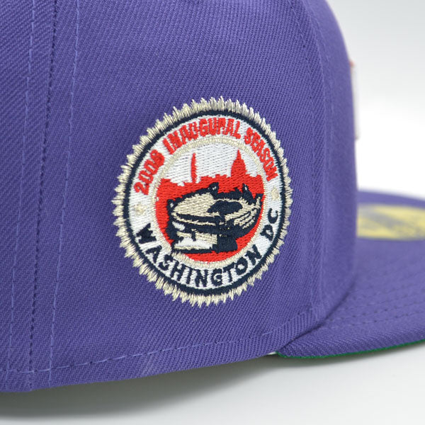 Washington Nationals 2008 INAUGURATION Exclusive New Era 59Fifty Fitted Hat - Purple