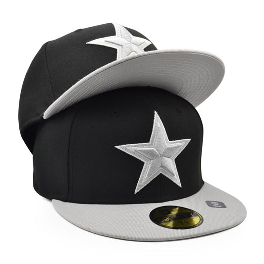 Dallas Cowboys TOP 2TONE Exclusive New Era 59Fifty Fitted Hat - Black/Gray