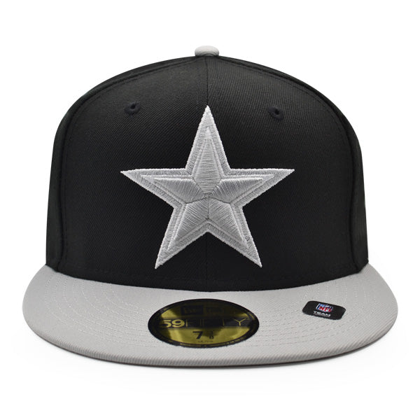 Dallas Cowboys TOP 2TONE Exclusive New Era 59Fifty Fitted Hat - Black/Gray