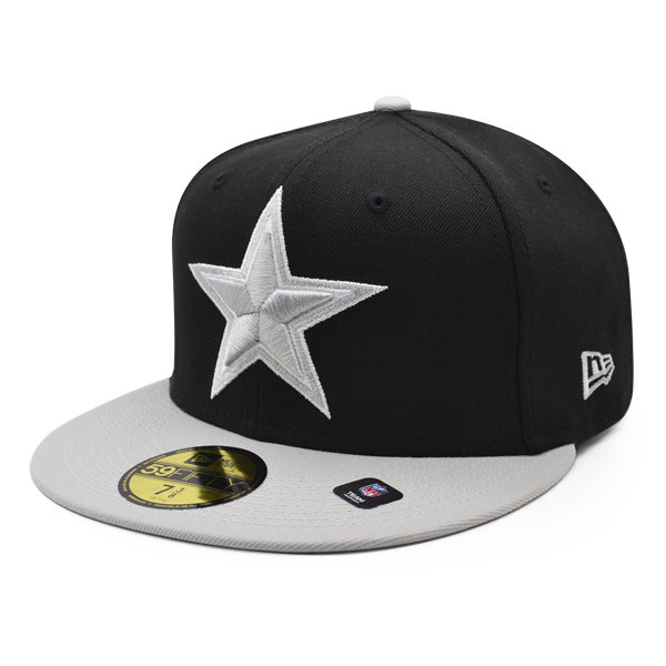 Dallas Cowboys TOP 2TONE Exclusive New Era 59Fifty Fitted Hat - Black/Gray