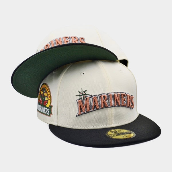 Seattle Mariners 30th ANNIVERSARY Exclusive New Era 59Fifty Fitted Hat – Chrome/Black/Metallic Copper
