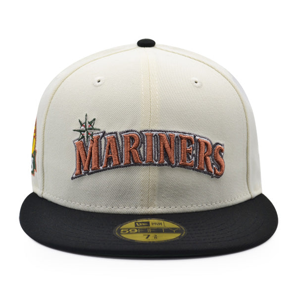 Seattle Mariners 30th ANNIVERSARY Exclusive New Era 59Fifty Fitted Hat – Chrome/Black/Metallic Copper