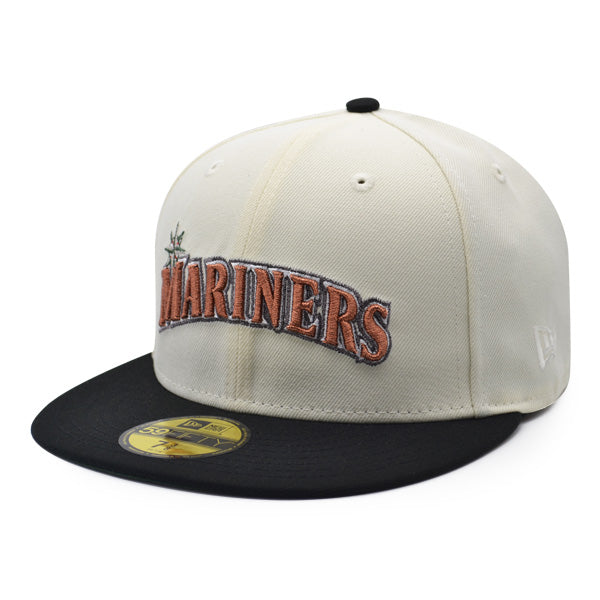 Seattle Mariners 30th ANNIVERSARY Exclusive New Era 59Fifty Fitted Hat – Chrome/Black/Metallic Copper