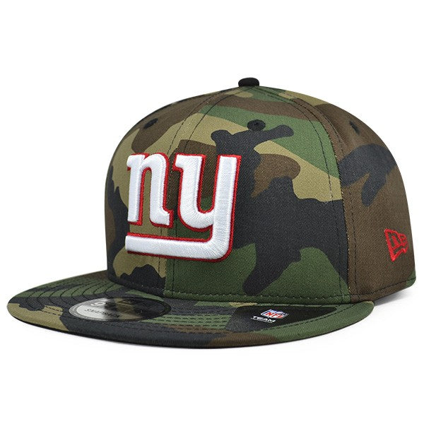 New York Giants New Era NFL Woodland Camo Snapback 9Fifty Hat