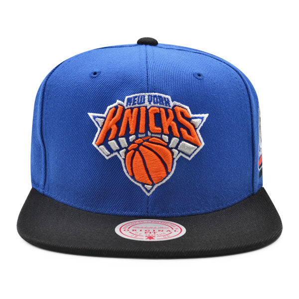 New York Knicks 1998 NBA ALL-STAR GAME Exclusive Mitchell & Ness Snapback Hat - Royal/Black/Orange