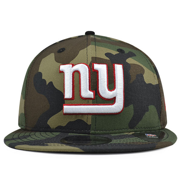 New York Giants New Era NFL Woodland Camo Snapback 9Fifty Hat