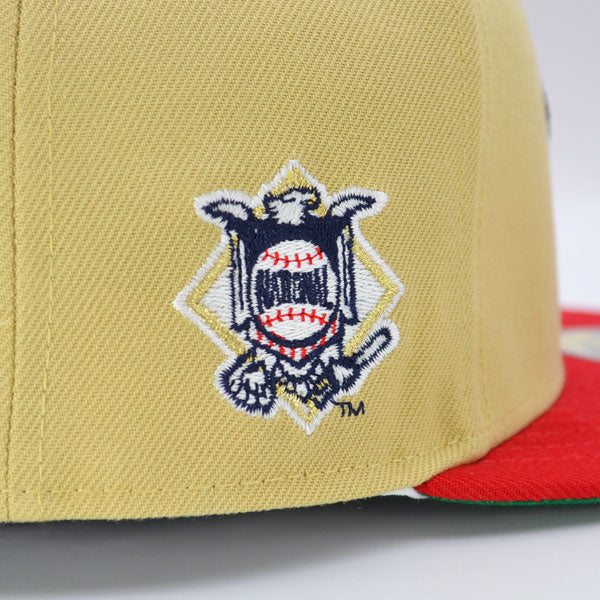 Washington Nationals NATIONAL LEAGUE CONFERENCE Exclusive New Era 59Fifty Fitted Hat  - Vegas Gold/Red
