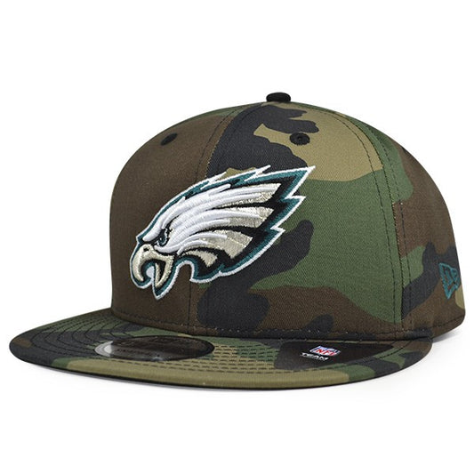 Philadelphia Eagles New Era NFL Woodland Camo Snapback 9Fifty Hat