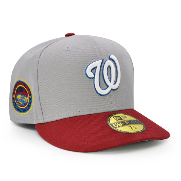 Washington Nationals 2008 INAUGURATION Exclusive New Era 59Fifty Fitted Hat  - Gray/Brick