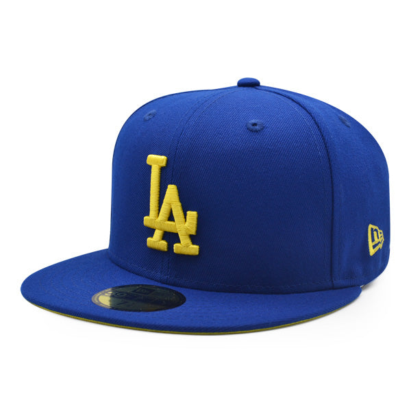 Los Angeles Dodgers 60th Anniversary Exclusive New Era 59Fifty Fitted Hat – Royal/MoonBeam