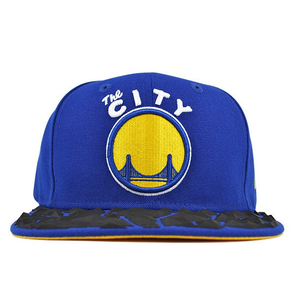 Golden State Warriors RUBBER MATTE VIZE SNAPBACK 9Fifty New Era NBA Hat