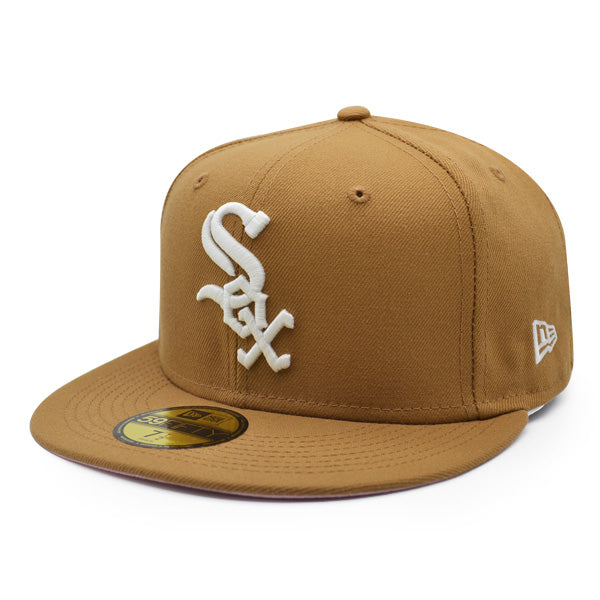 Chicago White Sox 2003 ALL-STAR GAME Exclusive New Era 59Fifty Fitted Hat –Wheat/Pink Bottom