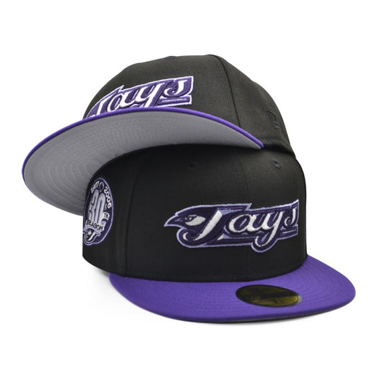 Toronto Blue Jays 30th Anniversary Exclusive New Era 59Fifty Fitted Hat - Black/Purple