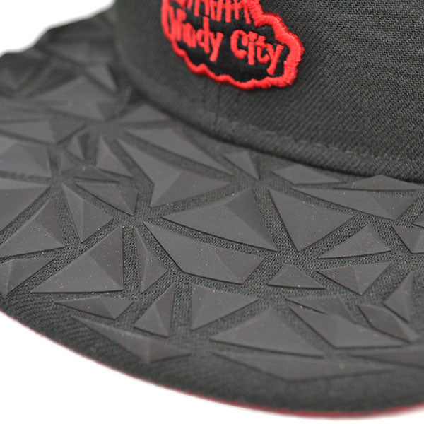Chicago Bulls RUBBER MATTE VIZE SNAPBACK 9Fifty New Era NBA Hat