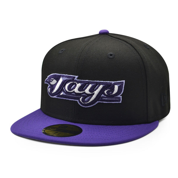 Toronto Blue Jays 30th Anniversary Exclusive New Era 59Fifty Fitted Hat - Black/Purple