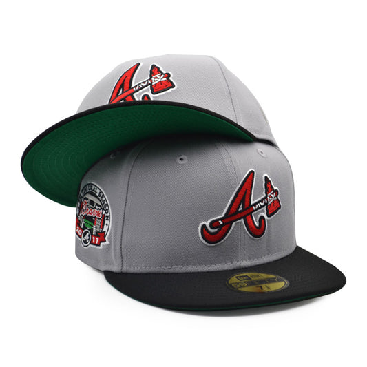 Atlanta Braves 2017 INAUGURAL SEASON Exclusive New Era 59Fifty Fitted Hat - Gray/Black
