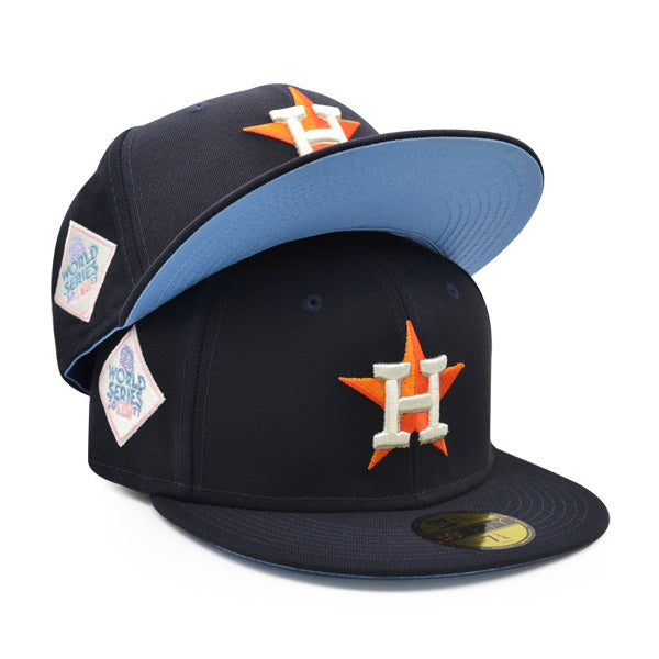 Houston Astros 2017 World Series New Era POP-ALOT 59Fifty Fitted Hat - Navy/Sky UV