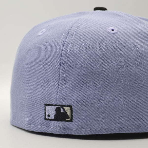 Kansas City Royals 50th Anniversary Exclusive New Era 59Fifty Fitted Hat - Lavender/Black