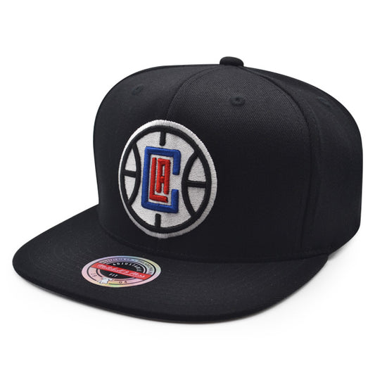 Los Angeles Clippers Mitchell & Ness DOWNTIME REDLINE Stretch Snapback Hat - Black/Red/Royal