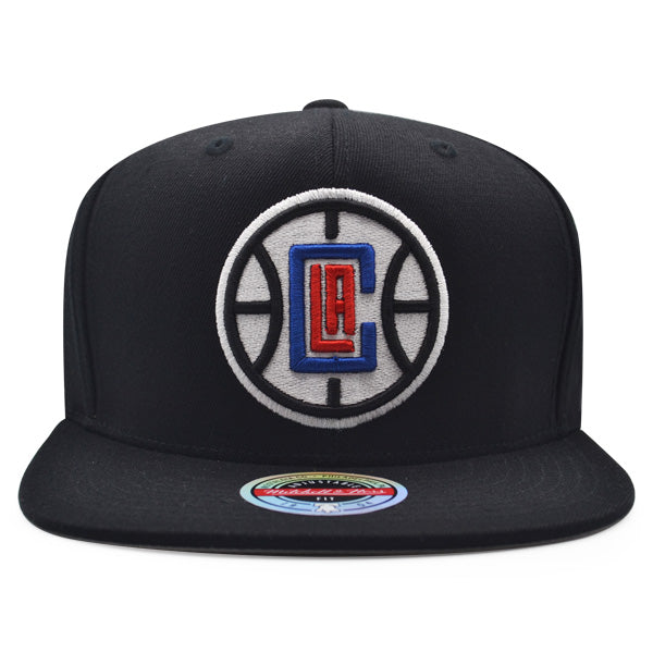 Los Angeles Clippers Mitchell & Ness DOWNTIME REDLINE Stretch Snapback Hat - Black/Red/Royal
