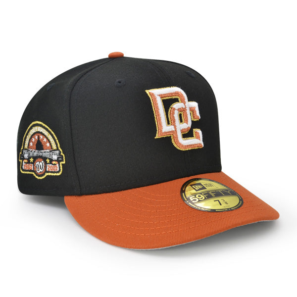 Washington Nationals RFK 45 Years Exclusive New Era 59Fifty Fitted Hat - Black/Rust Orange