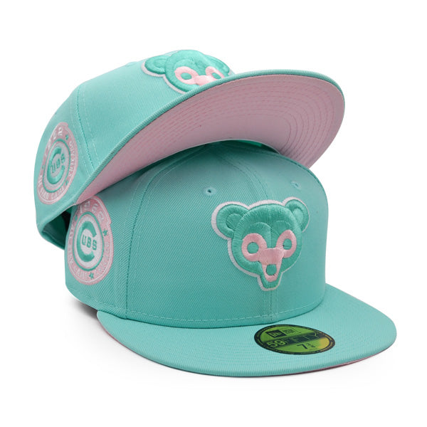 Chicago Cubs 1962 ALL-STAR GAME Exclusive New Era 59Fifty Fitted Hat - Blue Tint/Pink