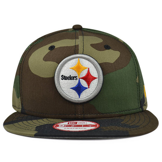 Pittsburgh Steelers CAMO Snapback 9Fifty New Era NFL Hat