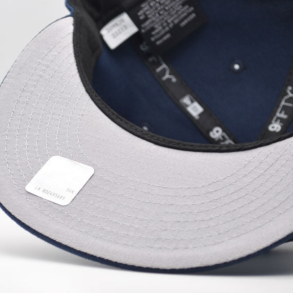 Dallas Cowboys New Era NFL CLASSIC SCRIPT Snapback Hat – Navy/Gray