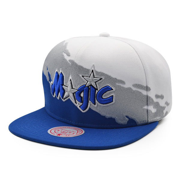 Orlando Magic NBA Mitchell & Ness PAINTBRUSH Snapback Hat - Royal/Gray