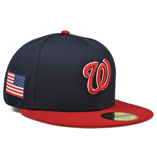 Washington Nationals USA COUNTRY COLORS FITTED 59Fifty New Era MLB Hat
