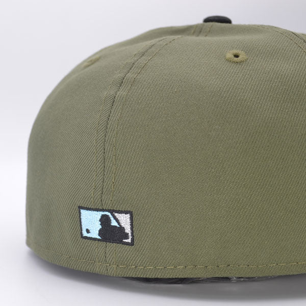 Houston Astros 45 Years Exclusive New Era 59Fifty Fitted Hat- Olive/Blk