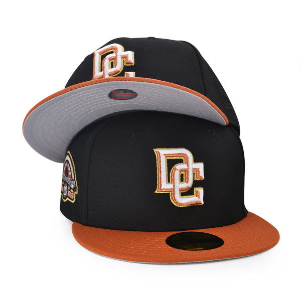 Washington Nationals RFK 45 Years Exclusive New Era 59Fifty Fitted Hat - Black/Rust Orange