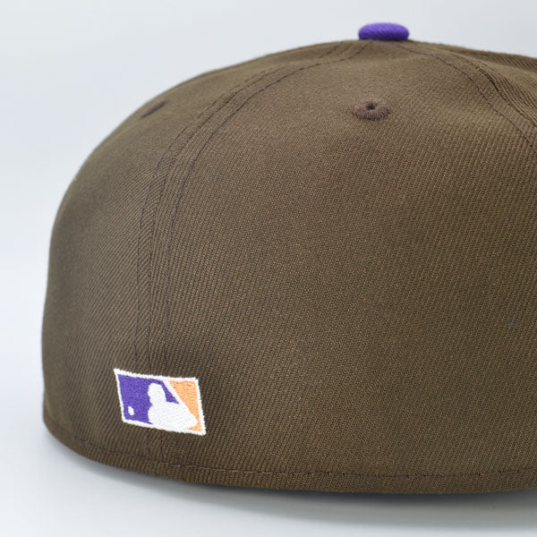 Washington Nationals 10 YEAR ANNIVERSARY Exclusive New Era 59Fifty Fitted Hat - Walnut/Purple