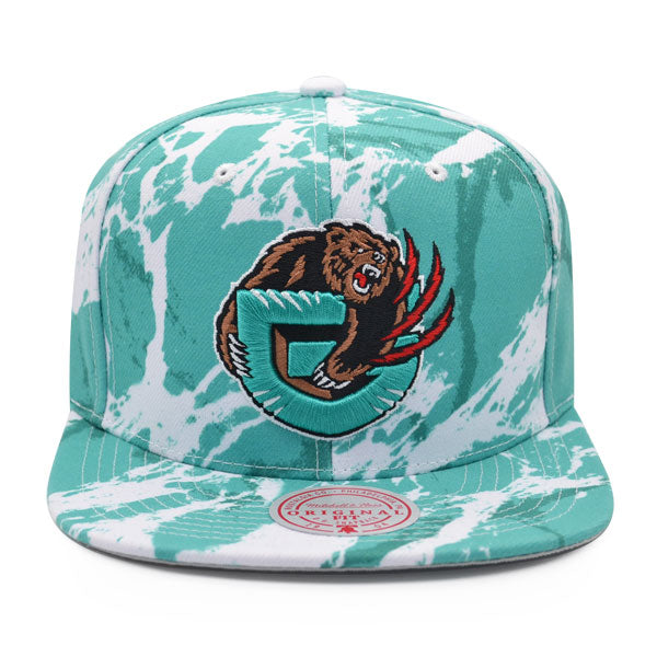 Vancouver Grizzlies Mitchell & Ness DOWN FOR ALL Snapback Hat - Teal/White
