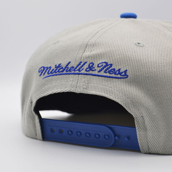 Orlando Magic NBA Mitchell & Ness SHARKTOOTH Snapback Hat - Royal/Gray