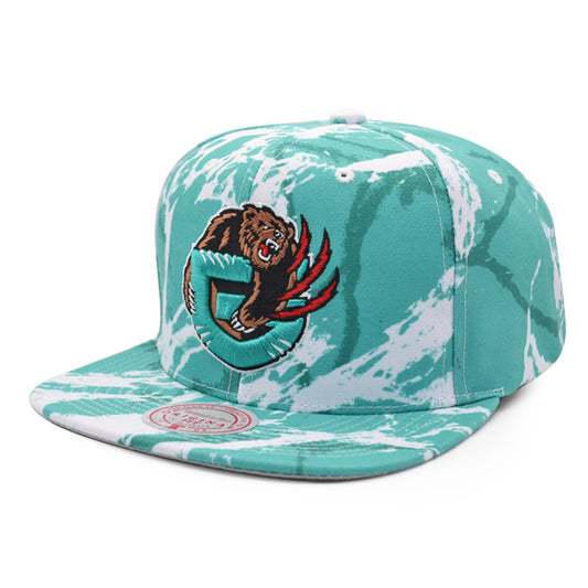 Vancouver Grizzlies Mitchell & Ness DOWN FOR ALL Snapback Hat - Teal/White