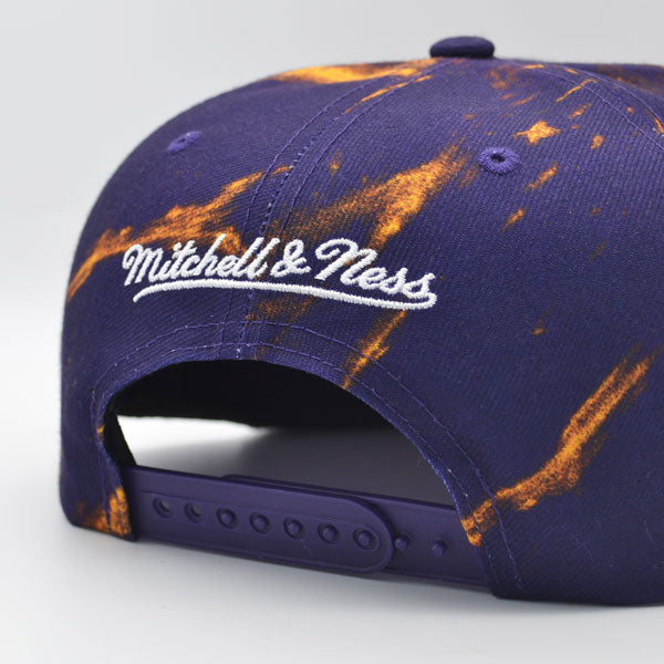 Los Angeles Lakers Mitchell & Ness DOWN FOR ALL Snapback Hat - Purple/Black/Yellow