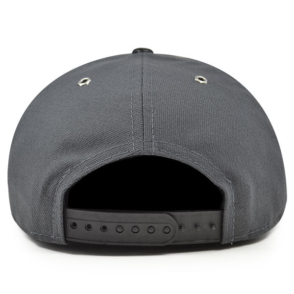 Carolina Panthers METAL HOOK Graphite Snapback 9Fifty New Era NFL Hat