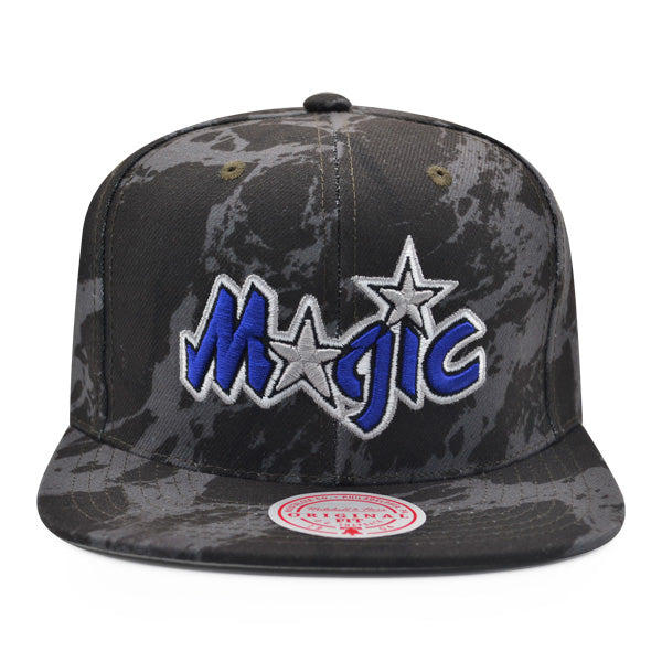Orlando Magic Mitchell & Ness DOWN FOR ALL Snapback Hat - Black/Gray