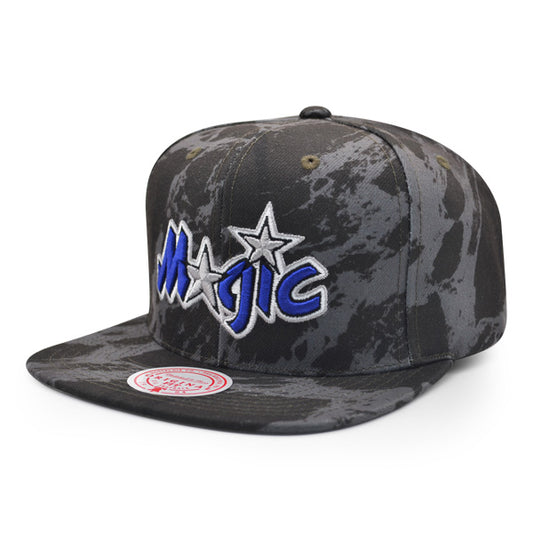Orlando Magic Mitchell & Ness DOWN FOR ALL Snapback Hat - Black/Gray