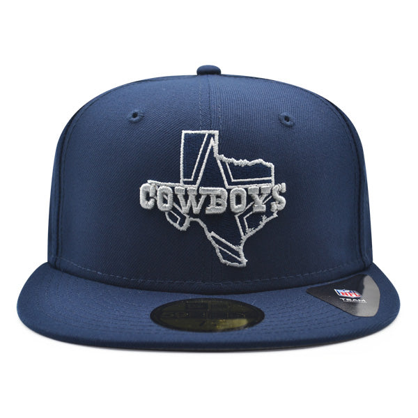 Dallas Cowboys LOCAL Exclusive New Era 59Fifty Fitted NFL Hat - Navy/Gray