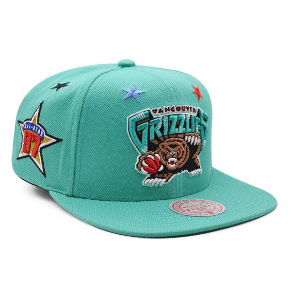 Vancouver Grizzlies NBA 1997 TOP-STAR Mitchell & Ness Snapback Hat - Teal