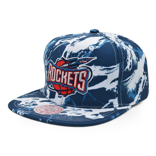 Houston Rockets Mitchell & Ness DOWN FOR ALL Snapback Hat - Navy/White