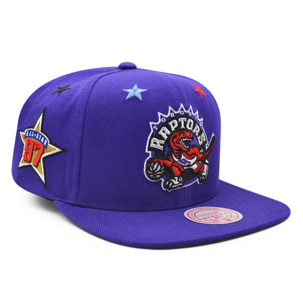 Toronto Raptors NBA 1997 TOP-STAR Mitchell & Ness Snapback Hat - Purple/Red