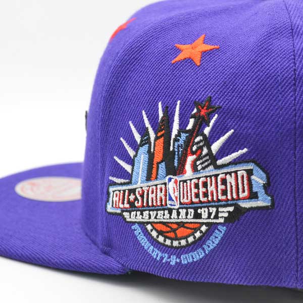 Toronto Raptors NBA 1997 TOP-STAR Mitchell & Ness Snapback Hat - Purple/Red