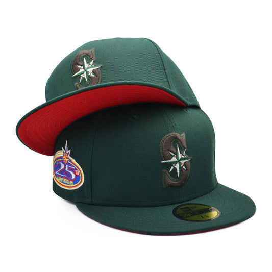 Seattle Mariners 25th Anniversary Exclusive New Era 59Fifty Fitted Hat - Pine/Charcoal