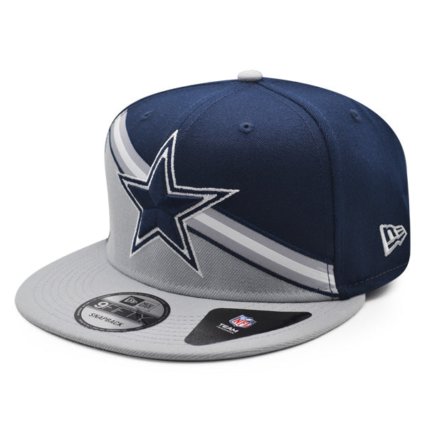 Dallas Cowboys New Era COLOR CROSS 9Fifty Snapback NFL Hat - Navy/Gray