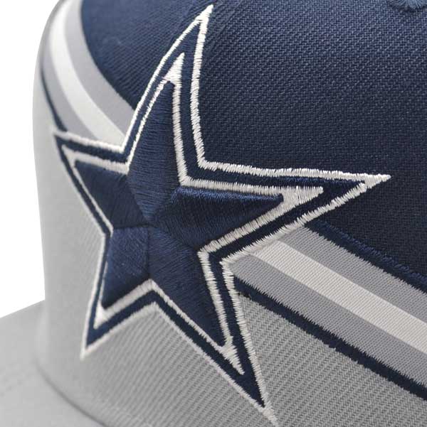 Dallas Cowboys New Era COLOR CROSS 9Fifty Snapback NFL Hat - Navy/Gray